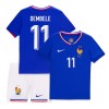 Camisola + Calções França Dembele 11 Criança Equipamento 1ª Euro 2024